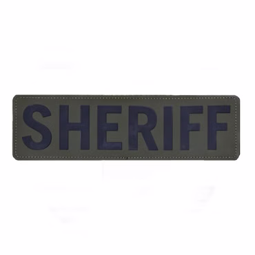Mil-Spec Monkey Naszywka identyfikacyjna SHERIFF 10x3 PVC – Wszystkie dostępne warianty