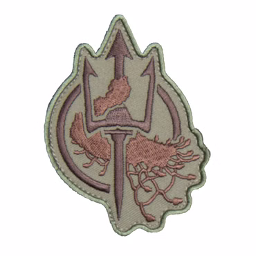 Mil-spec Monkey Tactical Patch With Velcro - Costa Ludus Trident EMB