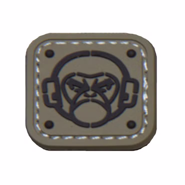 Mil-spec Monkey Tactical Patch With Velcro - Monkey Stencil PVC 1inch