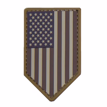 Mil-spec Monkey Taktischer Patch mit Klettverschluss - US Flag Vertical PVC