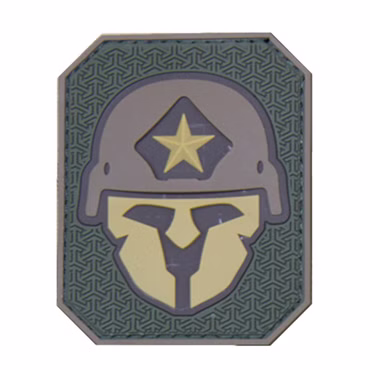 Mil-spec Monkey Taktischer Patch mit Klettverschluss - Modern Spartan Large PVC