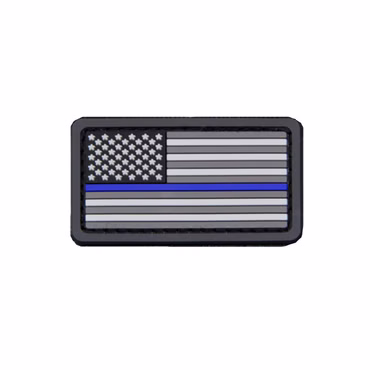 Mil-Spec Monkey US Flag PVC Mini Thin Blue Line Flaggen-Patch – Alle verfügbaren Varianten