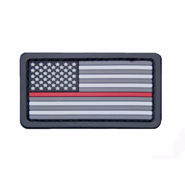 Mil-Spec Monkey US Flag PVC Mini Thin Red Line Flag Patch – All Available Variants
