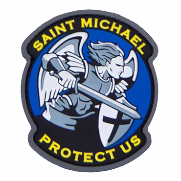 Mil-spec Monkey Tactical Patch With Velcro - Saint Michael Modern PVC