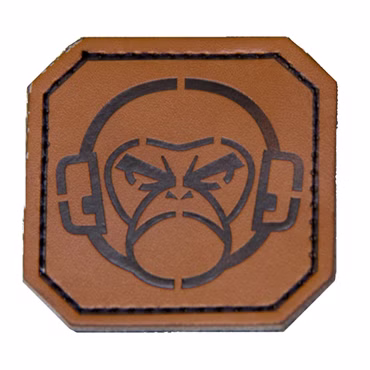 Mil-spec Monkey Naszywka Taktyczna Z Rzepem - Monkey Head 2inch Square Leather