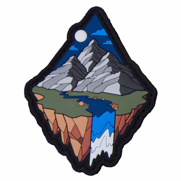 Mil-spec Monkey Naszywka Taktyczna Z Rzepem - Mountain Diamond 1 PVC