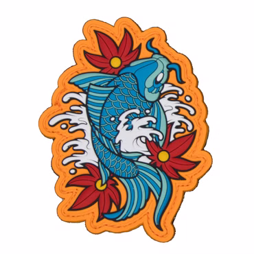 Mil-spec Monkey Naszywka Taktyczna Z Rzepem - Koi Tattoo 1 PVC
