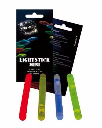 Mil-Tec® Mini Lightsticks 4.5 x 40 mm – 10 pcs. – All Available Variants