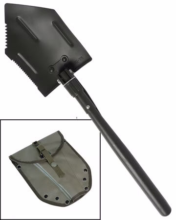 Mil-Tec® US Folding Shovel with Rubber Cover – All Available Variants