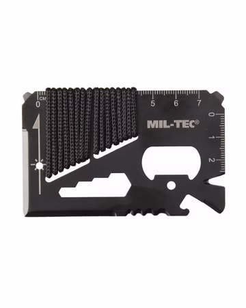 Mil-Tec® Karta Survival Tool z paracordem i etui – Wszystkie dostępne warianty