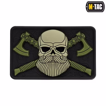 M-Tac® Bearded Skull 3D-PVC-Patch - alle verfügbaren Farben