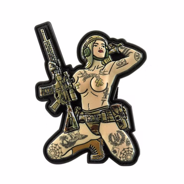 M-Tac® Naszywka Tactical Girl №1 Trysub PVC - wszystkie dostępne kolory