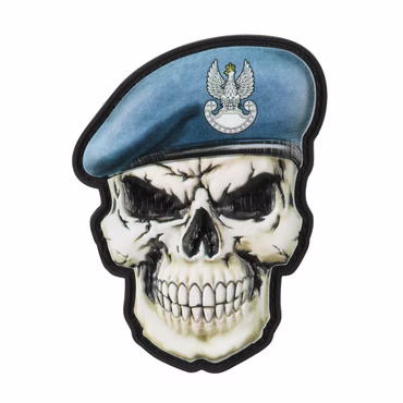M-Tac® Skull in Beret Poland Aufnäher (Coastal Defense) – Alle verfügbaren Varianten