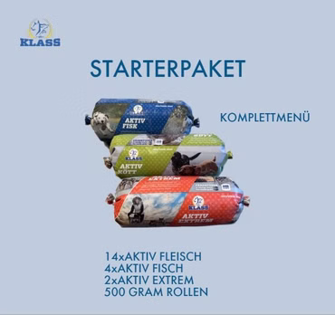 BARF - Frostfutter KLASS Starterpaket Komplettmenü 500gr.