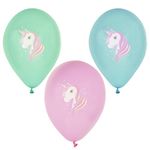 6 Einhorn Luftballons