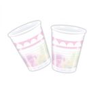 Rosa Einhorn 8 Becher