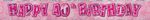 40. Geburtstag | Banner pink