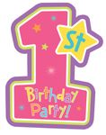 8 Einladungskarten 1. Geburtstag Mädchen