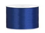 Satin Geschenkband marineblau 25m 50mm breit