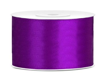 Satin Geschenkband lila 25m 38mm breit