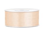 Satin Geschenkband elfenbein 25m 25mm breit