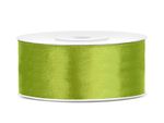 Satin Geschenkband grün 25m 25mm breit