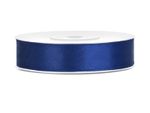 Satin Geschenkband marineblau 25m 12mm breit