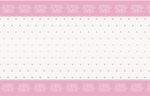 Baby Shower rosa Herzen Tischdecke