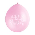 Baby Shower 10 rosa Luftballons