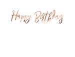 Happy Birthday Girlande rosegold