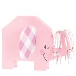 Baby Shower Elefant Mädchen Tischaufsteller