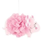Baby Shower Elefant Mädchen PomPom Deko 3 tlg.