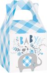 Baby Shower Elefant Junge 8 Geschenkboxen