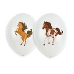 6 Latexballons Beautiful Horses
