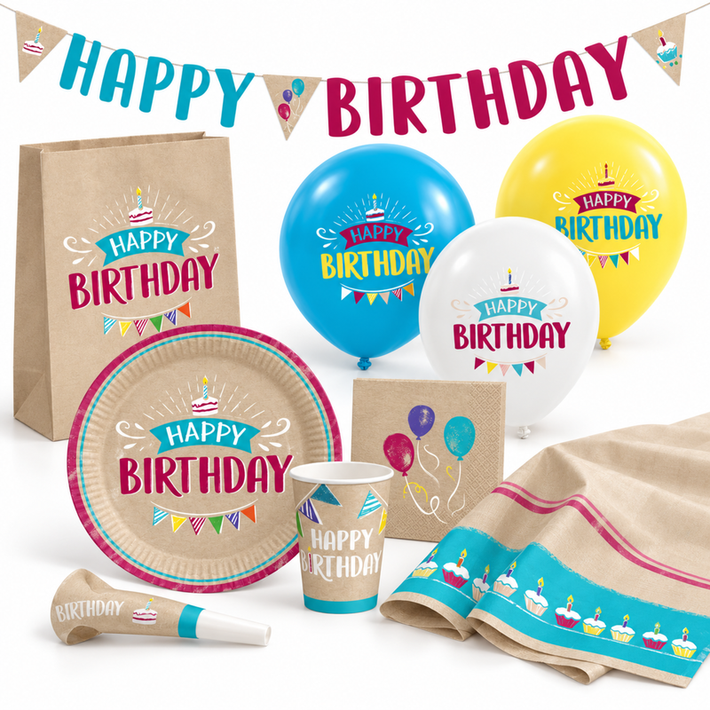 spatial-16419-b80864ea2aed My Birthday Party Partyset 60-teilig