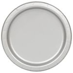 16 große Teller silber