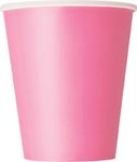 8 Becher pink