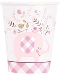 Baby Shower Elefant Mädchen 8 Becher