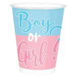8 Becher Babyparty Boy or Girl
