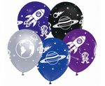 5 Luftballons Weltraum
