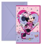 Minnie Maus Junior 6 Einladungskarten