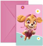 Paw Patrol Skye & Everest 6 Einladungskarten