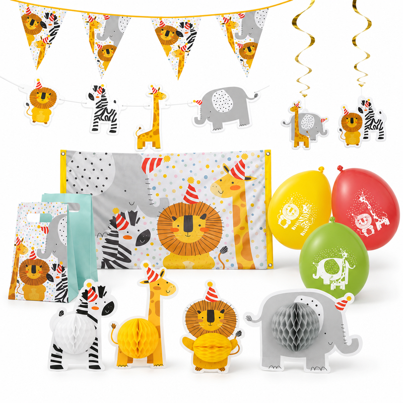 Safari Dschungel XL Party Deko Set