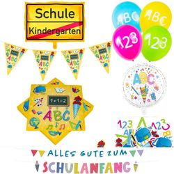 Einschulung Schulanfang Partyset Deko 19287-Einschulung-Schulanfang-Partyset-Deko.jpg