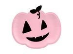 6 Teller Rosa Kürbis Halloween
