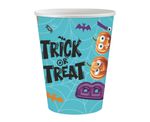 6 Becher Halloween Kürbis Trick or Treat