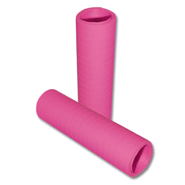 1 Rolle Papier Luftschlangen pink | schwer entflammbar