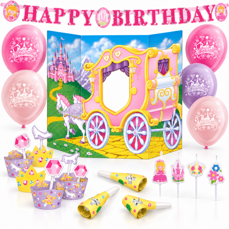 PL857 hero 19740-Partyset-Prinzessin-Deko-Kindergeburtstag-Party-Dekoration-_1.png