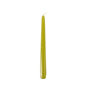 100 Leuchterkerzen olivgrün Ø 2,2 cm · 25 cm