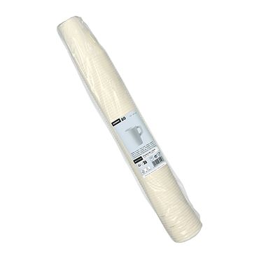 2000 Pappbecher mit Henkel 0,2 l, Ø 7 cm · 9,7 cm weiss für Heißgetränke Kaffee Glühweinbecher